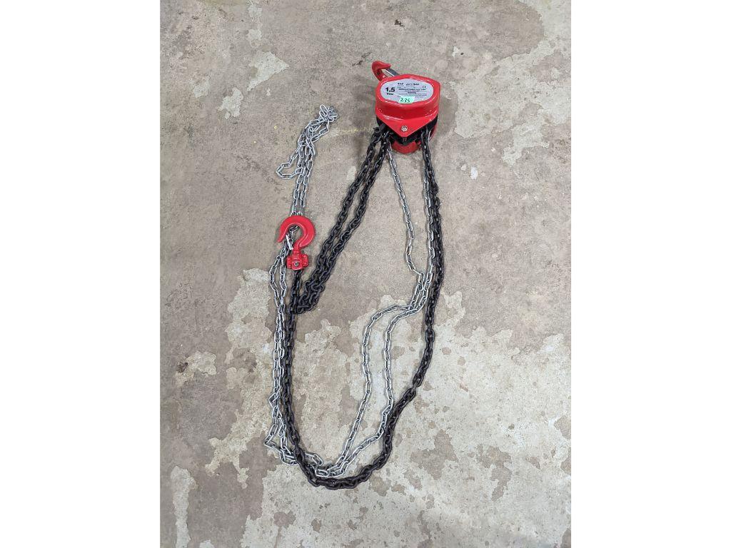 1.5 Ton Chain Hoist