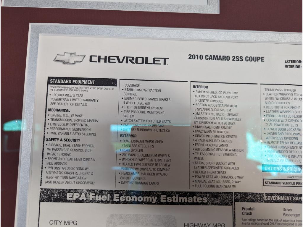 2010 Chevrolet Camaro SS