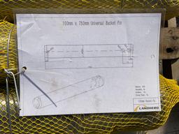 2 100mm x 750mm Universal Bucket Pins