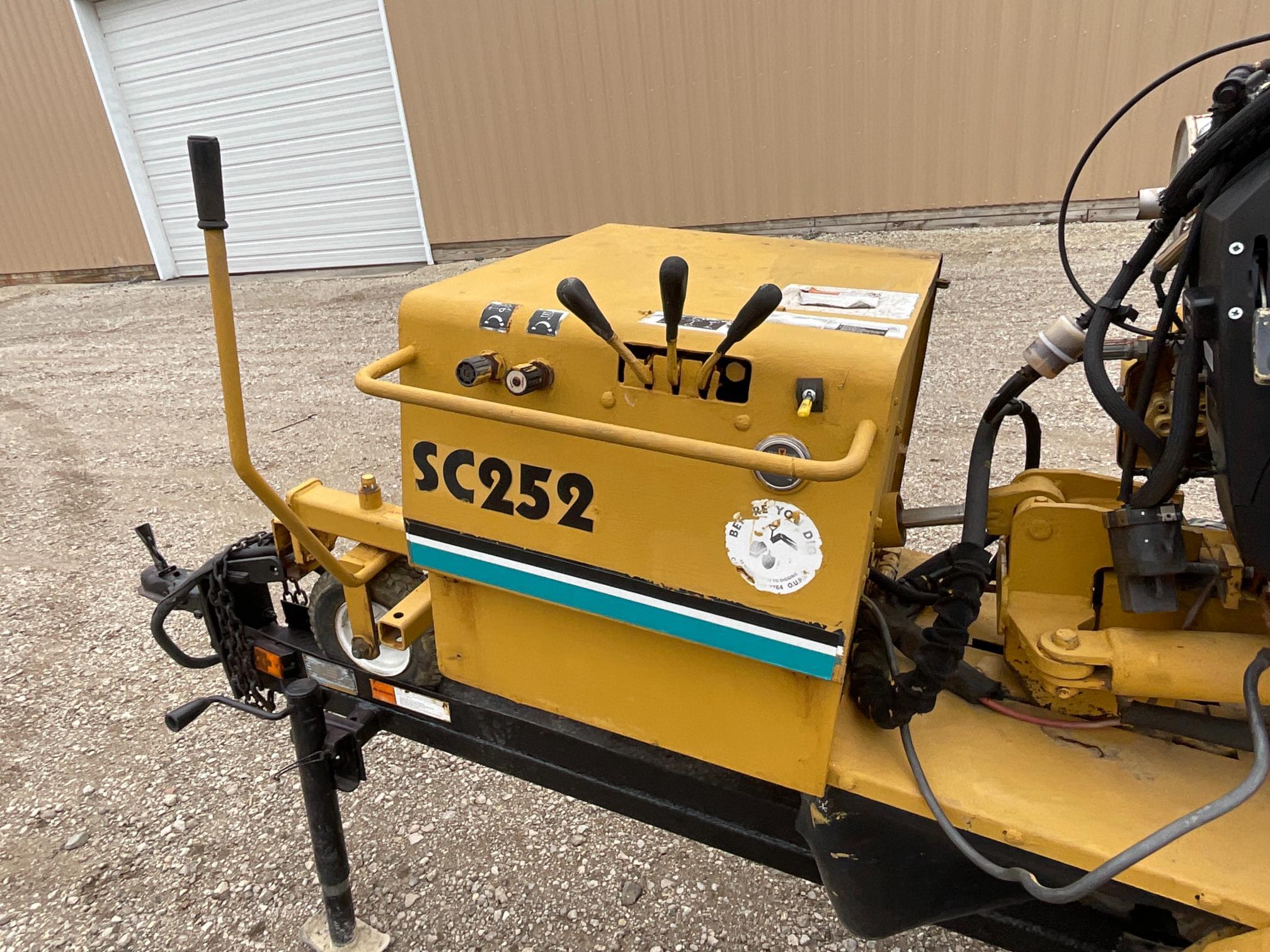 Vermeer SC252 Stump Grinder w/ Trailer