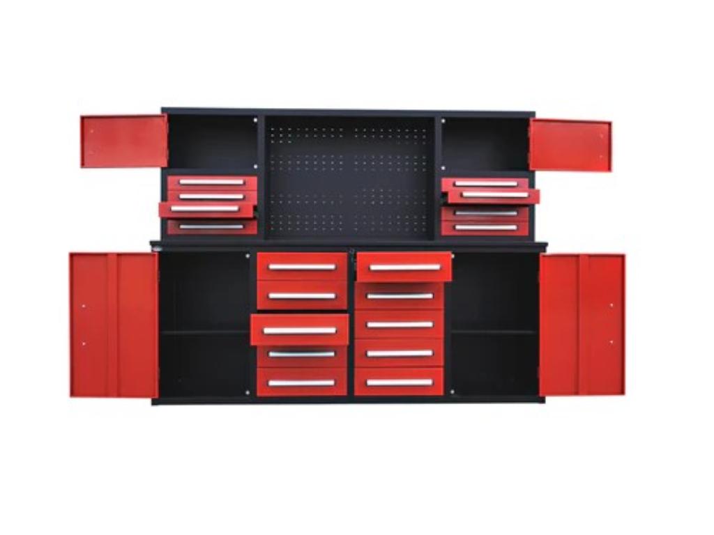 Steelman 7' 18 Drawer Toolbox Workbench w/ Upper