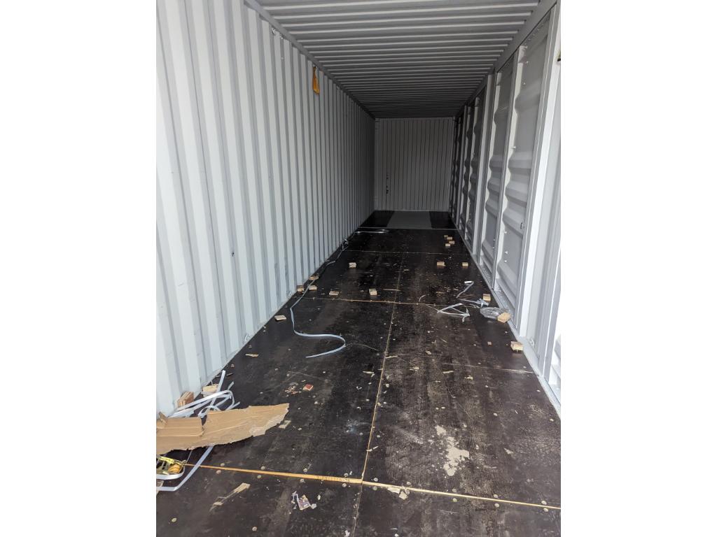 1 Trip 40' High Side Shipping Container w/ Side Doors