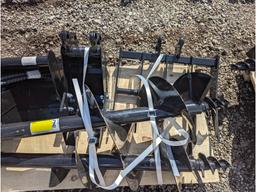 8 Piece Mini Excavator Attachment Bundle