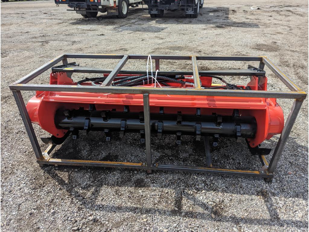 GIYI 72" Skid Steer High Flow Mulcher