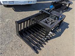 76" Skid Steer Skeleton Grapple