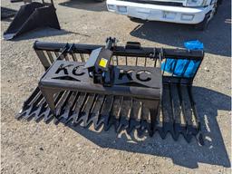 76" Skid Steer Skeleton Grapple