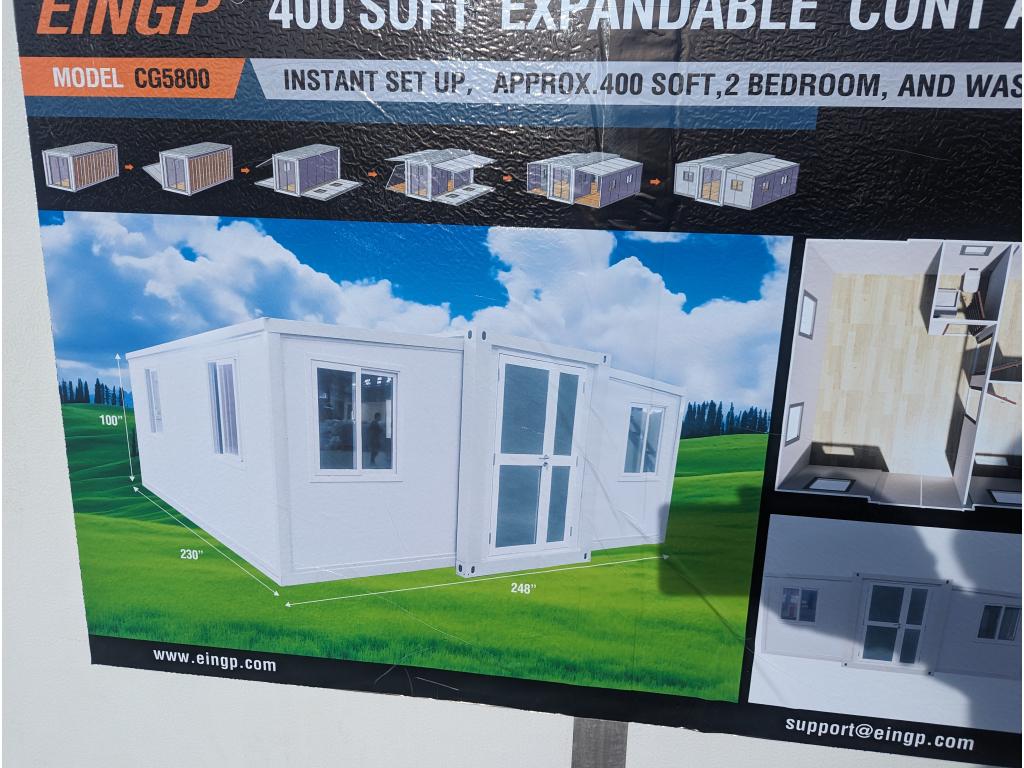 400 SQ FT Expandable Modular House