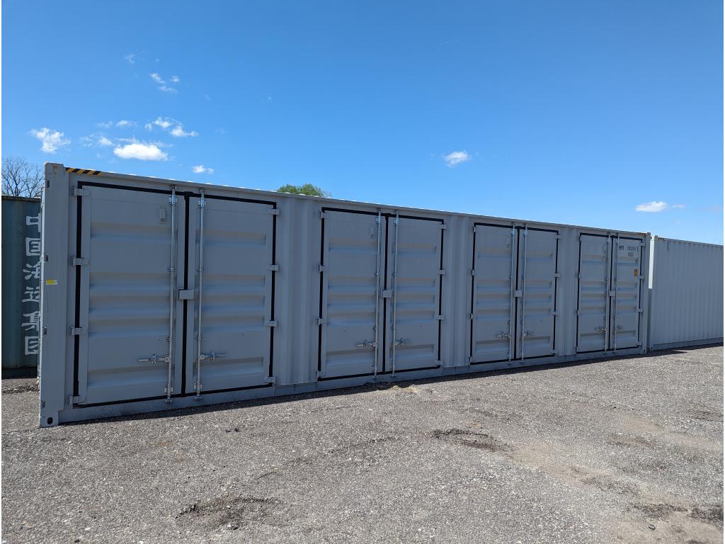 1 Trip 40' High Side Shipping Container w/ Side Doors