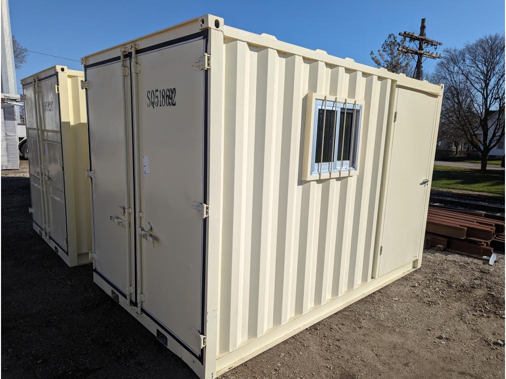 12' Container w/ Side door & Window