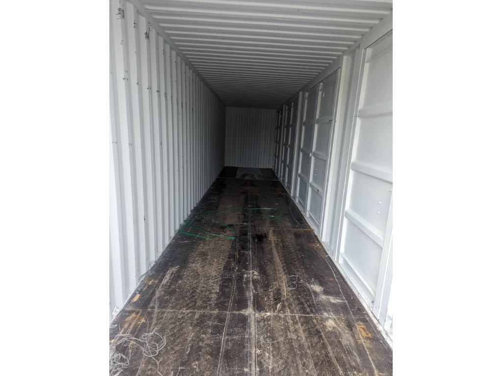 1 Trip 40' High Side Shipping Container w/ 4 Side Doors