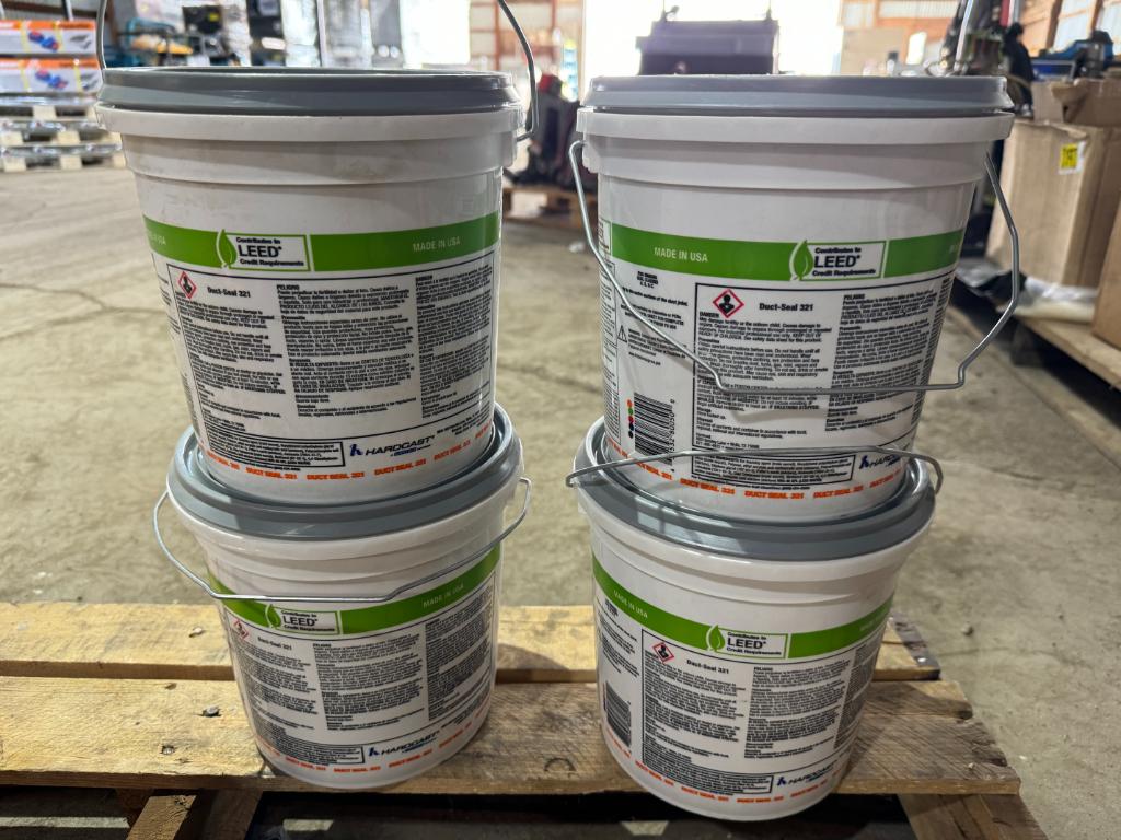 (4) 1 Gallon Tubs of Duct Seal