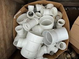 Brass Valves, Assorted PVC Fittings, & More