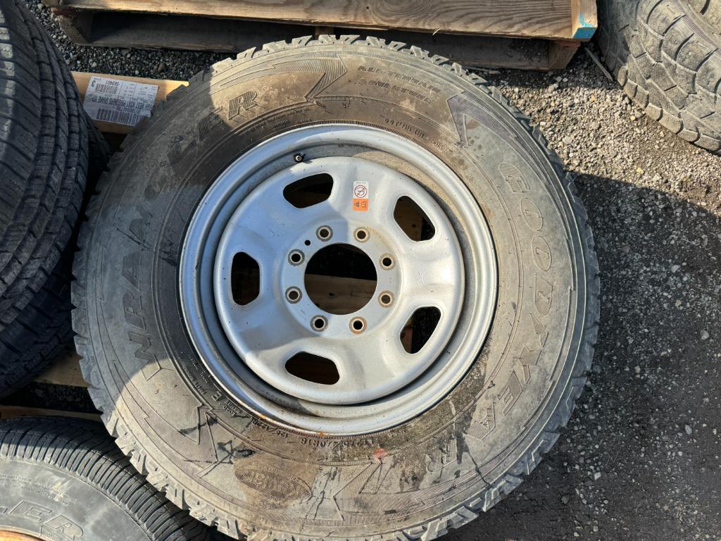 2 Goodyear Wrangler Tires & Rims