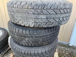 5 Assorted Tires Discoverer, Uniroyal & more