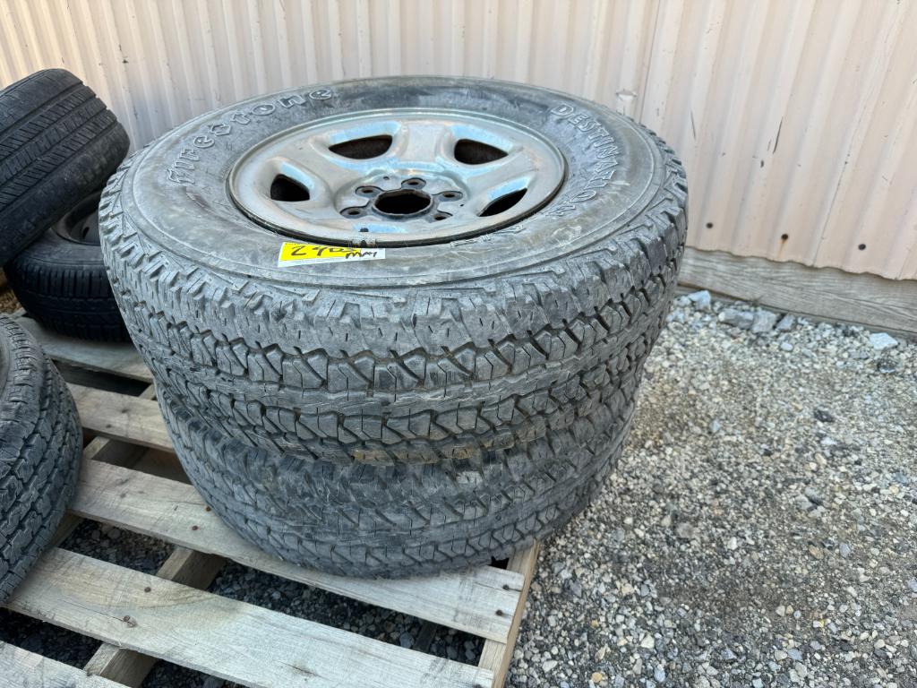 2 Firestone Destination Lt245/75R16