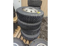 6 Michelin Traction LT215/85 R16 Tires Dually