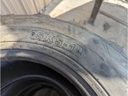 4 NEW Road Crew SKS-1 Skid Steer Tires, 1 Used Tire, 10-16.5