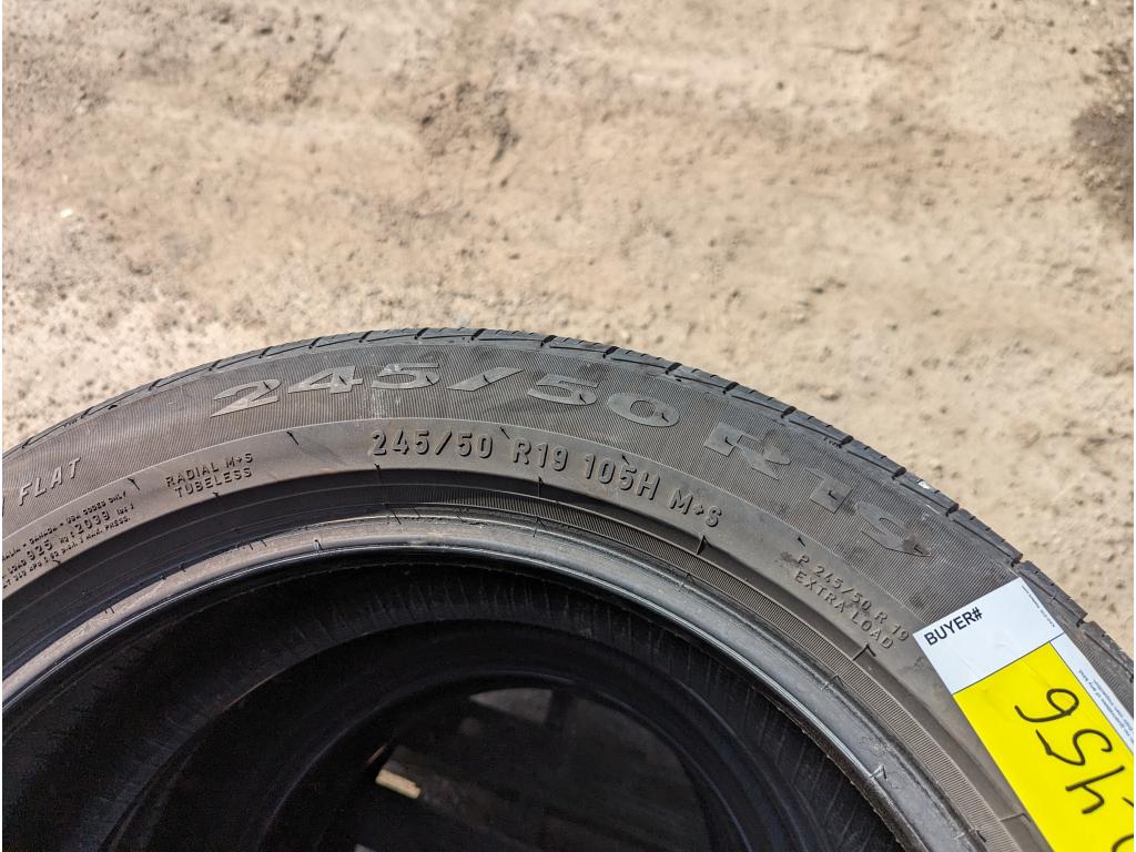 Cinturato P7 245/50R19 Tires, Came off 2021 BMW X3 w/ 35k Miles, Run Flats