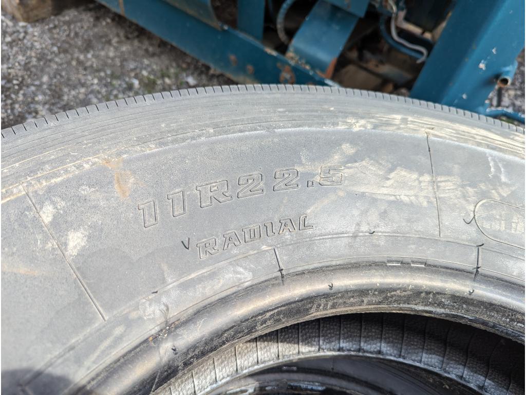 2 Bridgestone 11R22.5 Tires