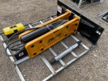 Wolverine Skid Steer Hydraulic Hammer Breaker Zw-750