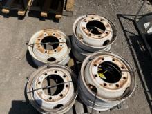 (6) CHEV GMC 4500 5500 6500 TRUCK 19.5 Accuride 50180 8 lug Surplus Used Take off wheels