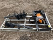 Wolverine Skid Steer Auger W/ 12" & 18" Bits