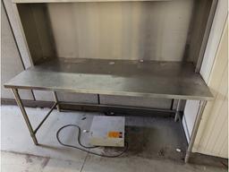 Stainless Steel Work Table 75"L X 30"W X 77"H