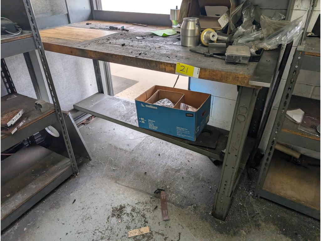 Work Bench 60"L X 30"W X 35"H