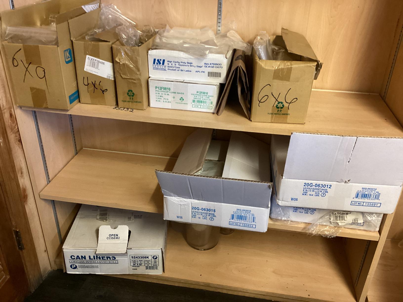 Plasticware, Bags, Takeout Containers