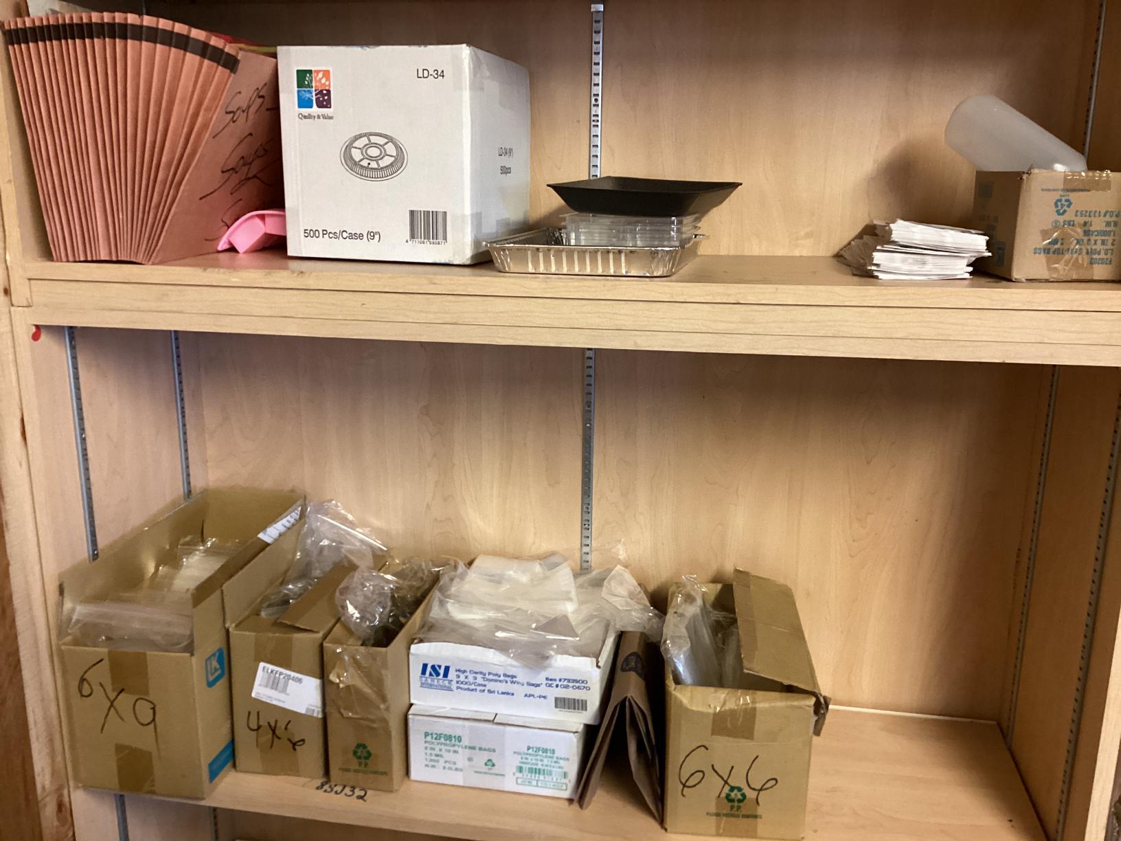Plasticware, Bags, Takeout Containers