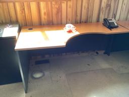 2 Desks & Credenza