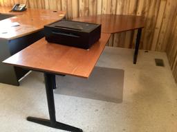2 Desks & Credenza