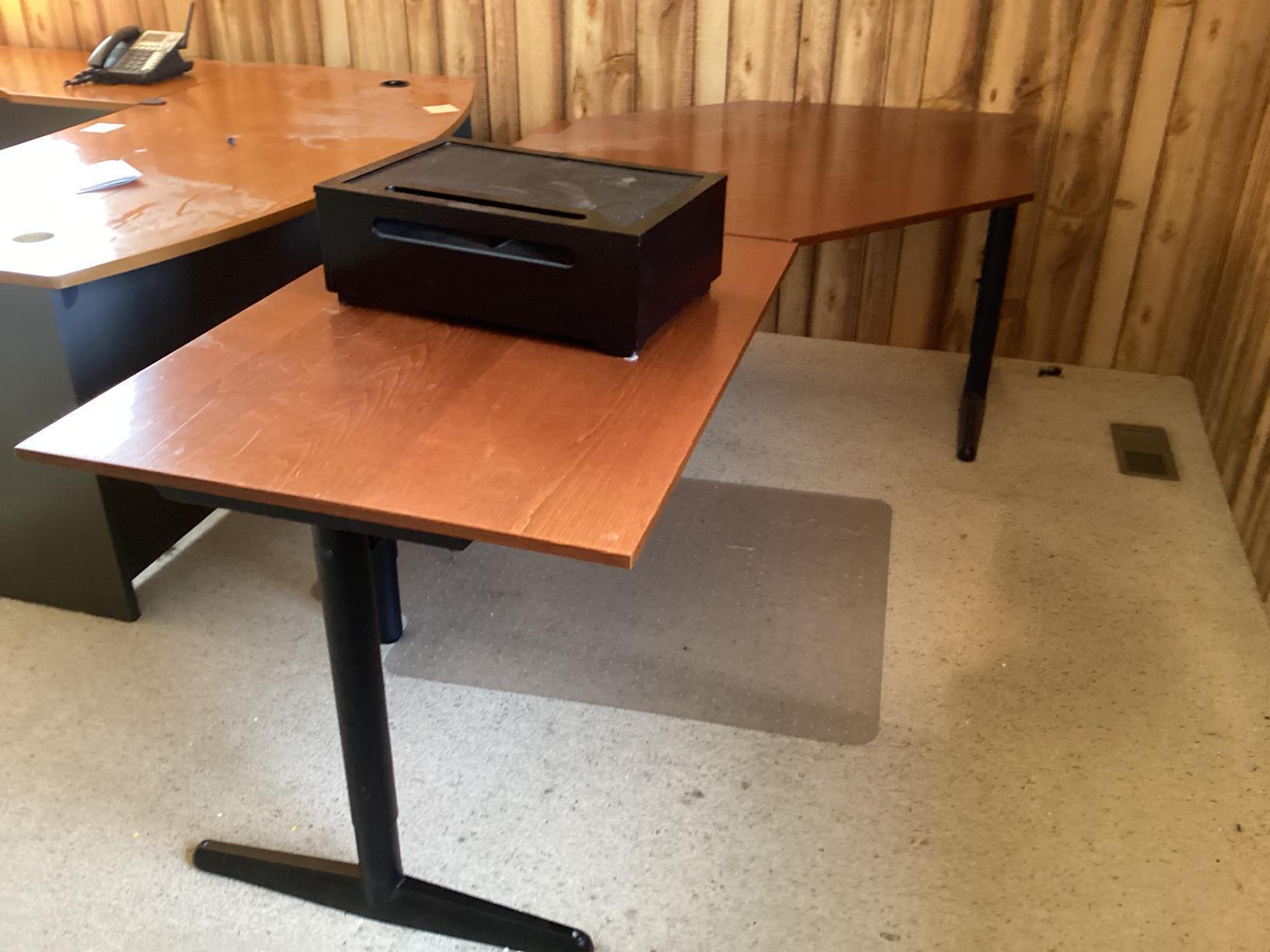 2 Desks & Credenza