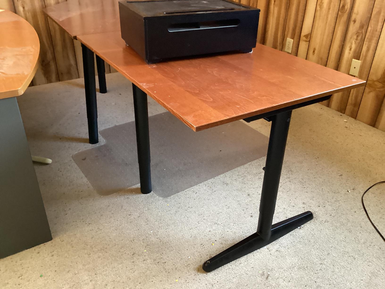 2 Desks & Credenza