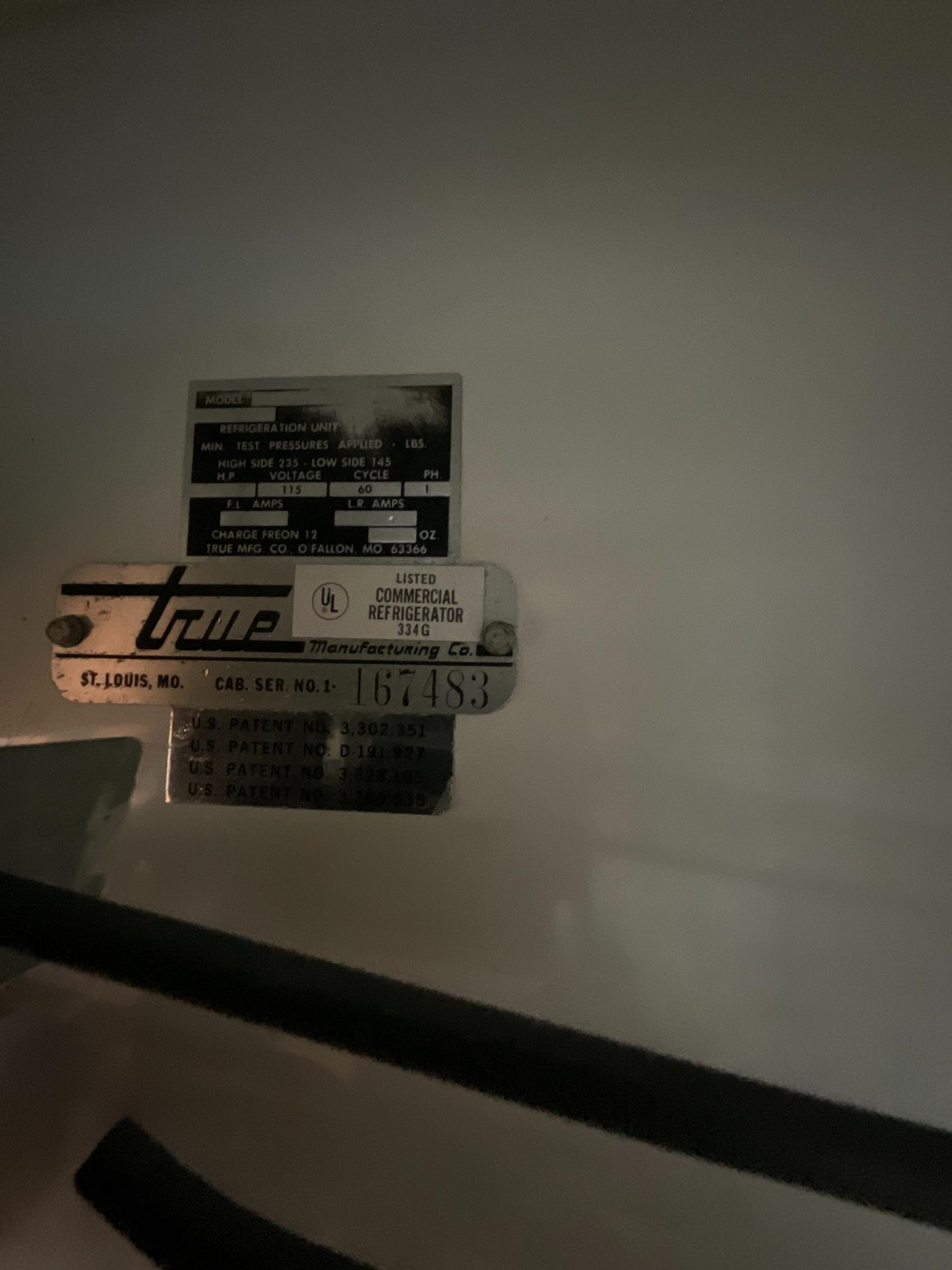 True 3 Door Retail Display Cooler