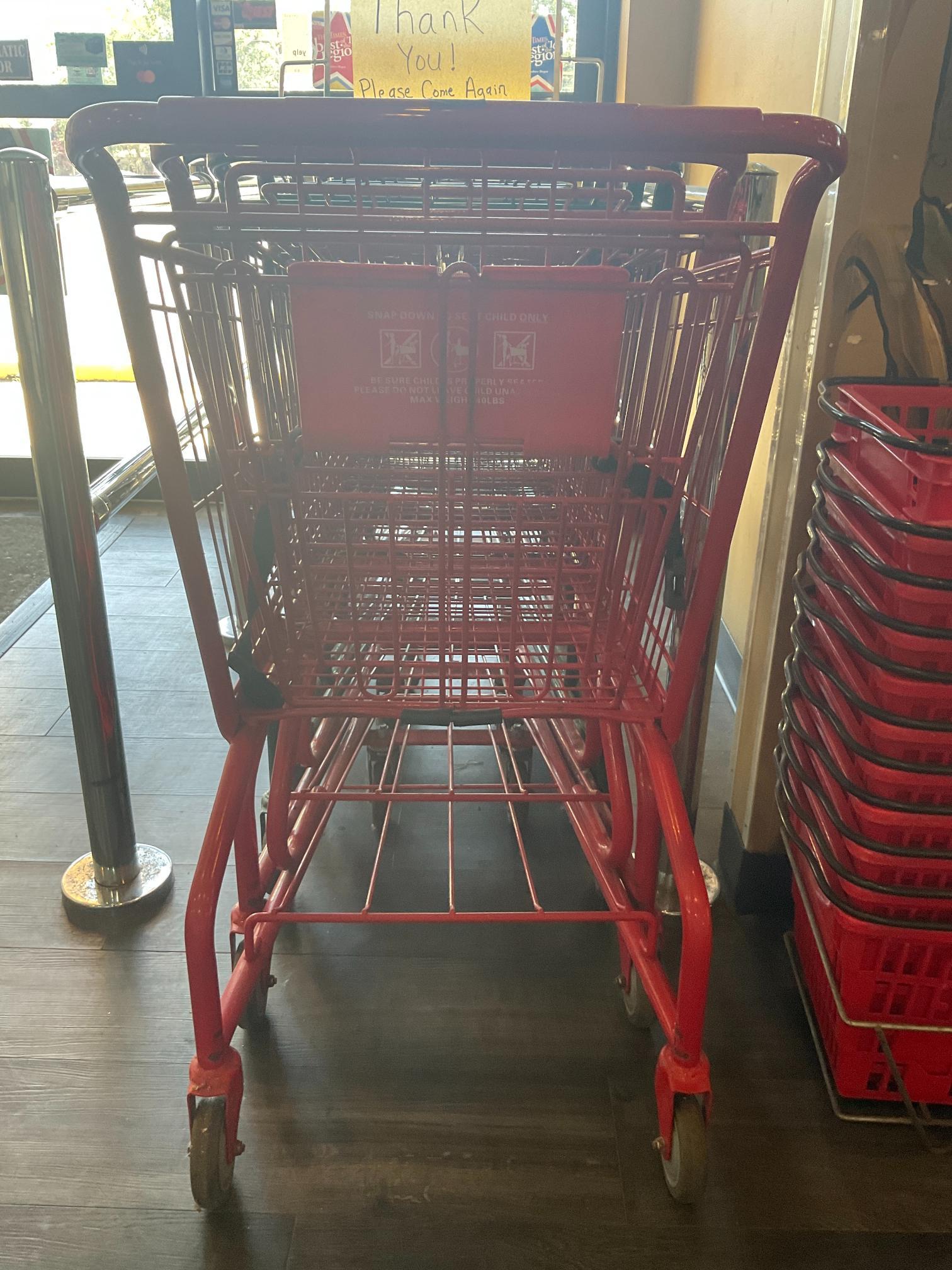 11 Shopping Baskets W/ Caddy
