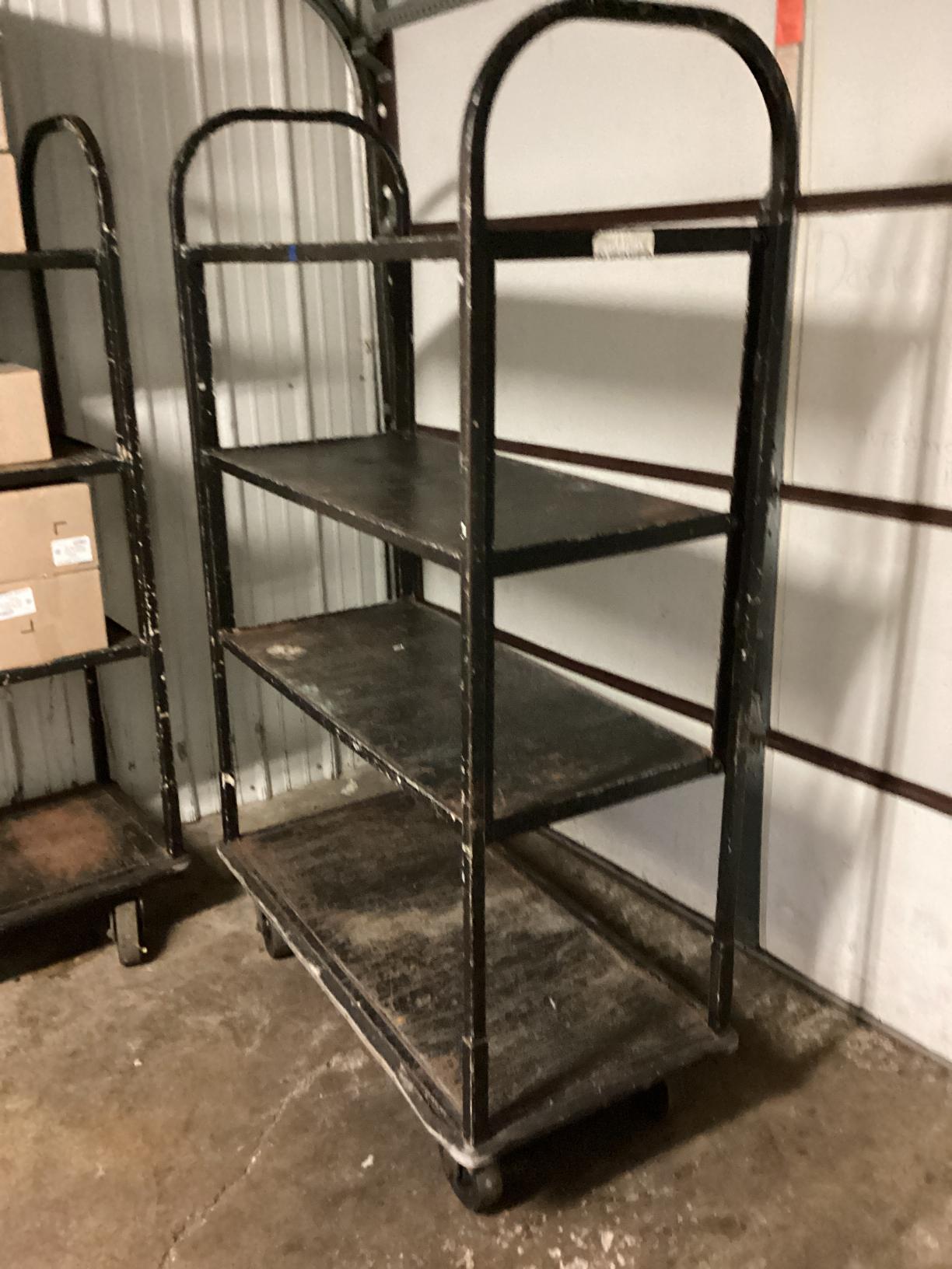 (2) 4' Rolling Carts