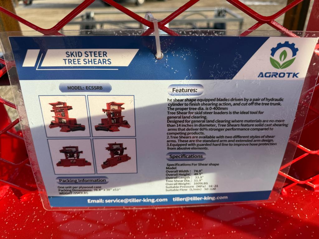 TopCat Skid Steer Tree Shear