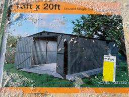 13' X 20' Unused Single Garage