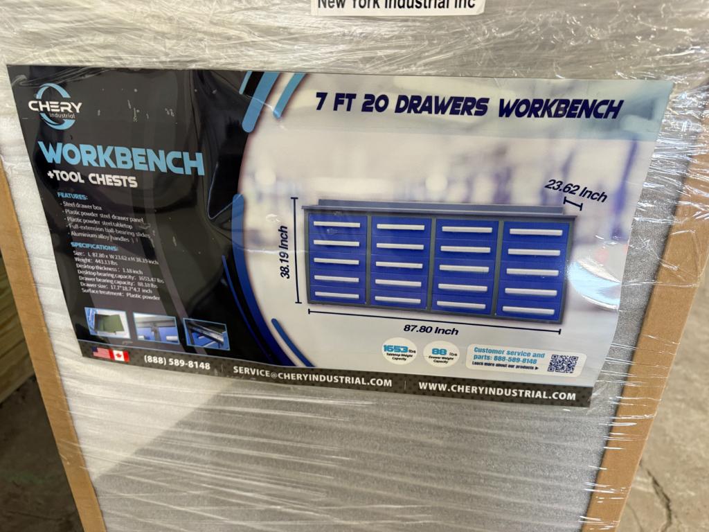 Steelman 7' 20 Drawer Workbench/Toolbox