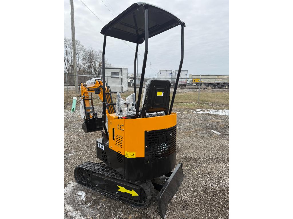 Miva VA13 Mini Excavator W/ Mechanical Thumb