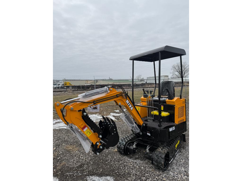 Miva VA15 Mini Excavator W/ Mechanical Thumb