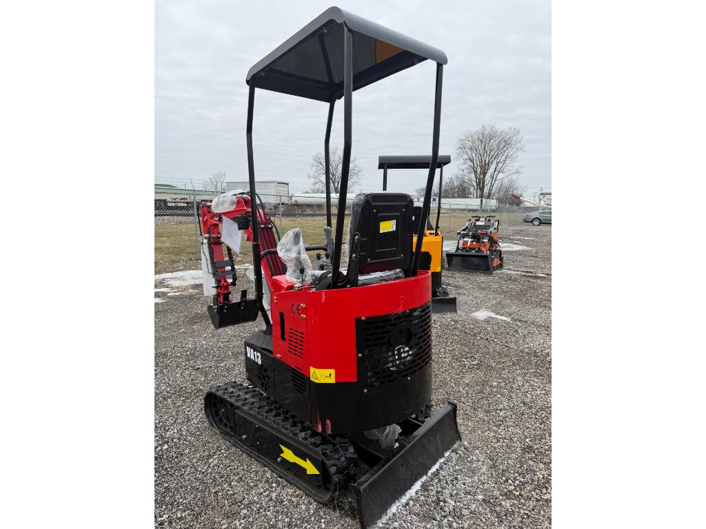 Miva VA13 Mini Excavator W/ Mechanical Thumb