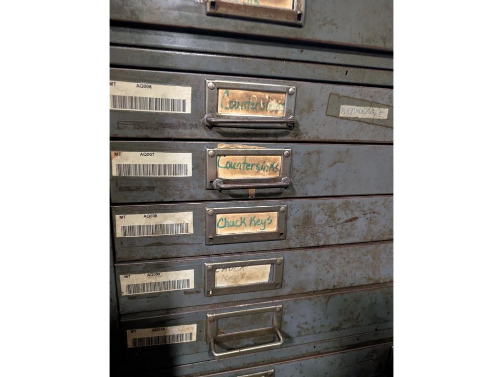 51" Tall Cabinet w/ Tooling & Supply
