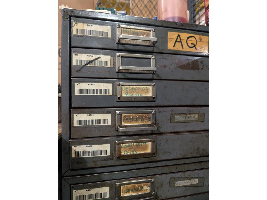 51" Tall Cabinet w/ Tooling & Supply
