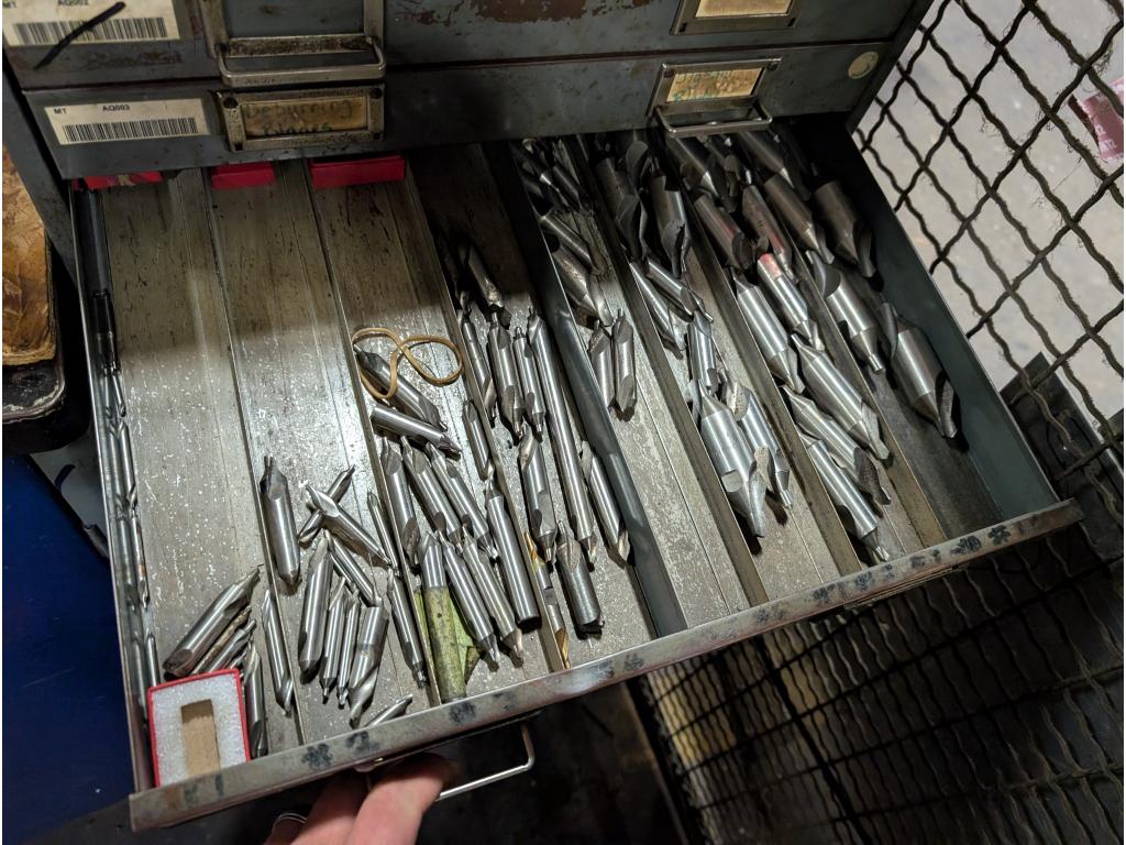 51" Tall Cabinet w/ Tooling & Supply