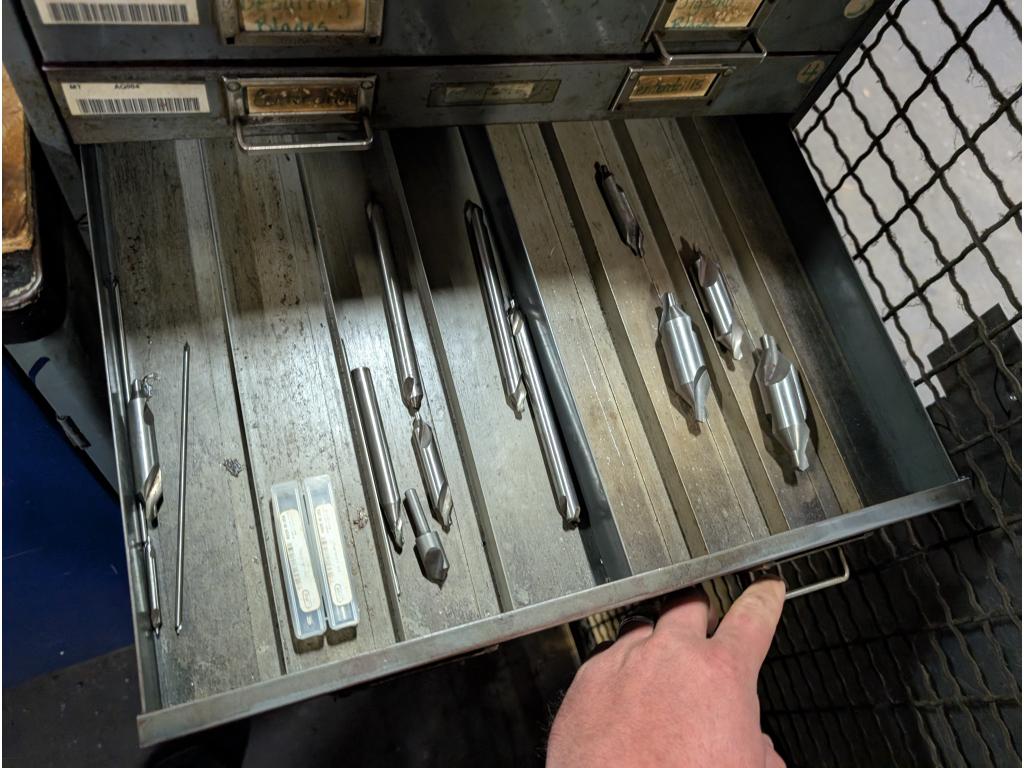 51" Tall Cabinet w/ Tooling & Supply