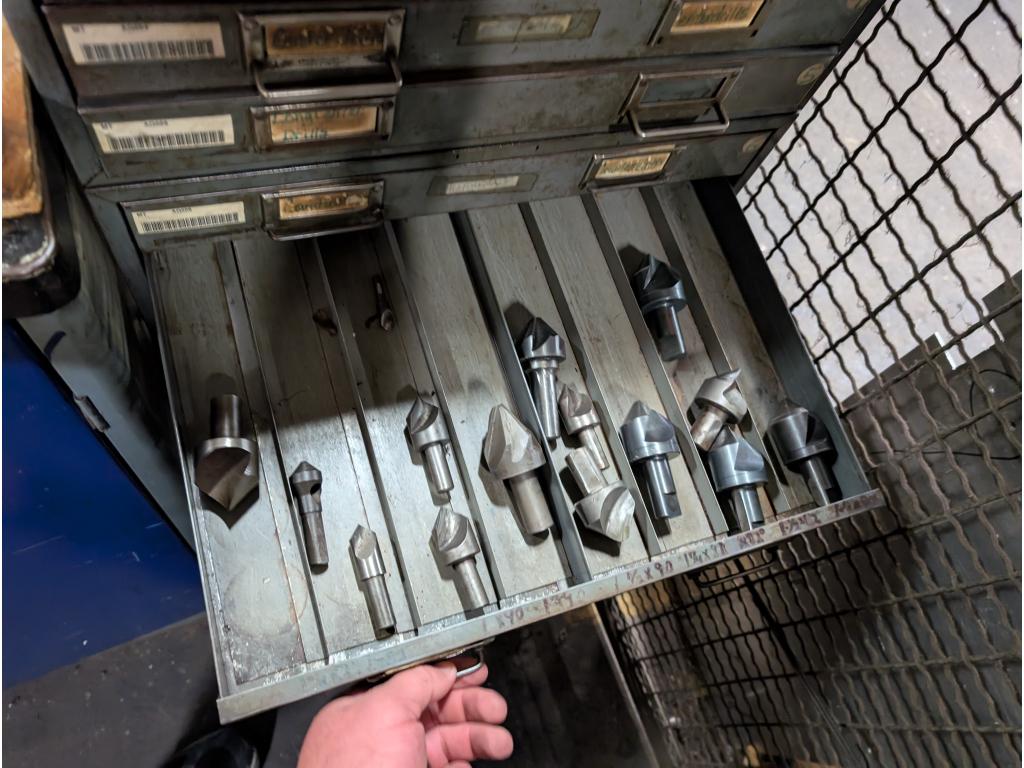 51" Tall Cabinet w/ Tooling & Supply