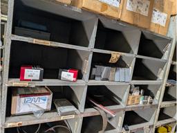 3 Shelves w/ Tools, Letter & Number Punches, Misc