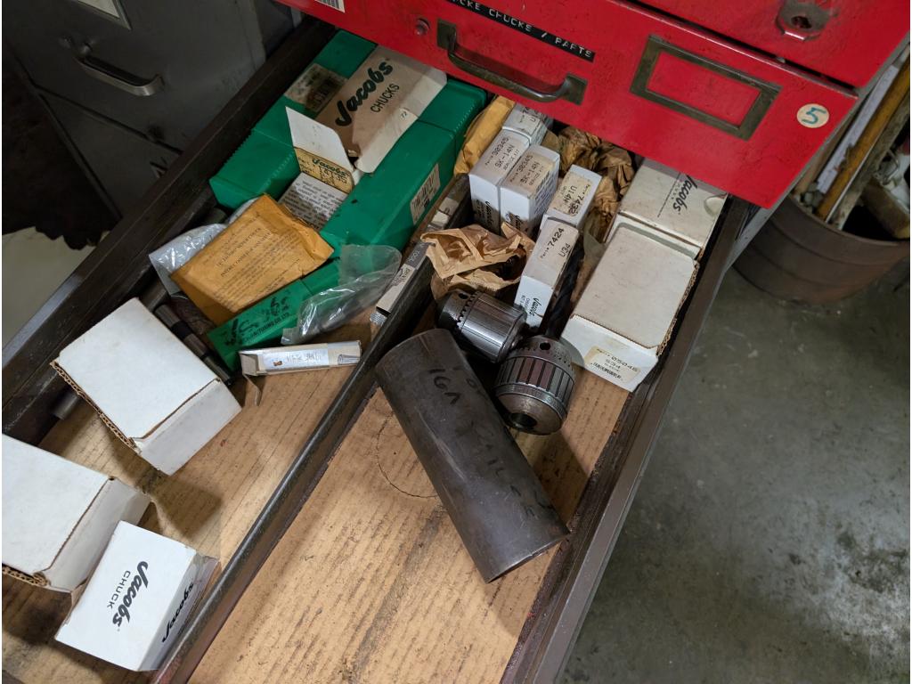 2 Cabinets, Various Hardware, Tooling,
